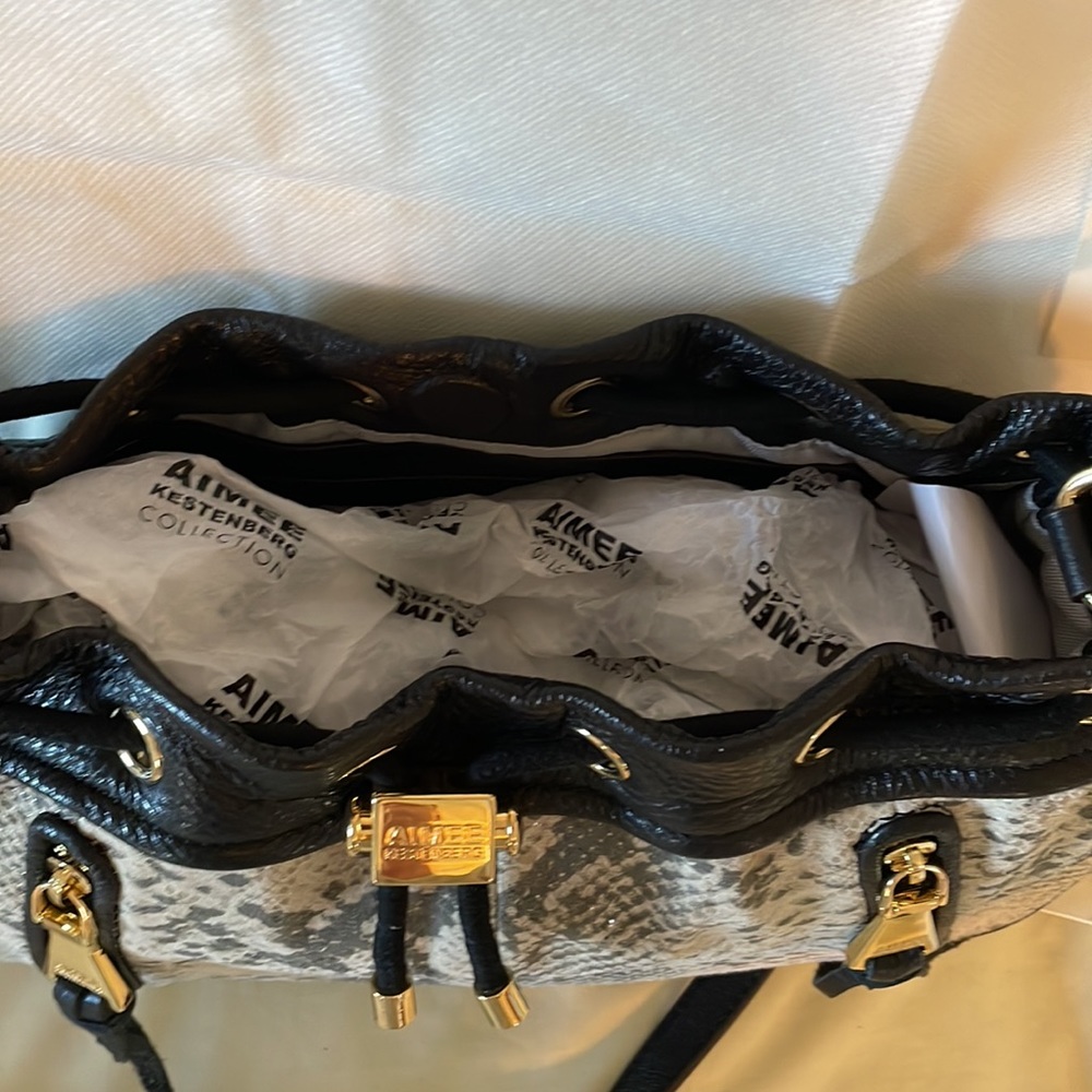 Brand new Aimee Kestenberg Mini Pebble Leather Drawstring Purse (Sasha) - Picture 9 of 16